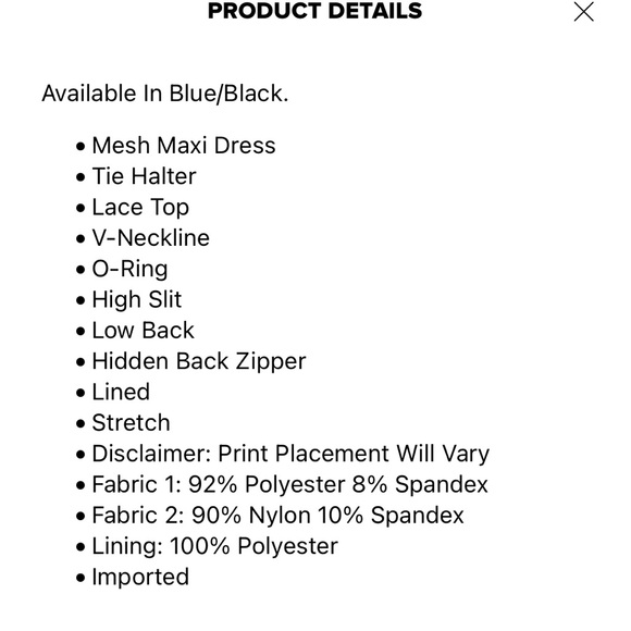 Chic Sleeveless Maxi Dress 💙🖤 - Picture 6 of 6